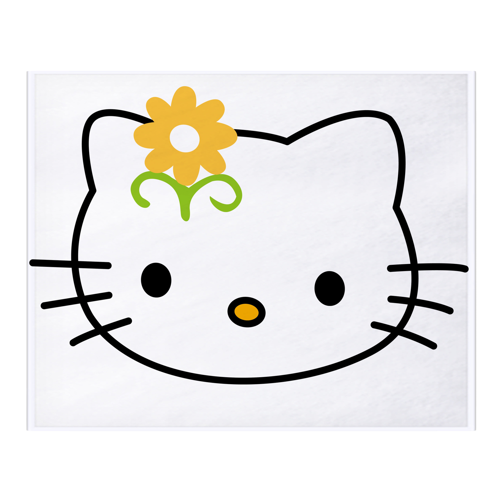 （画像用） Hello Kitty ハローキティ フランネルブランケット・多サイズ対応（横型）