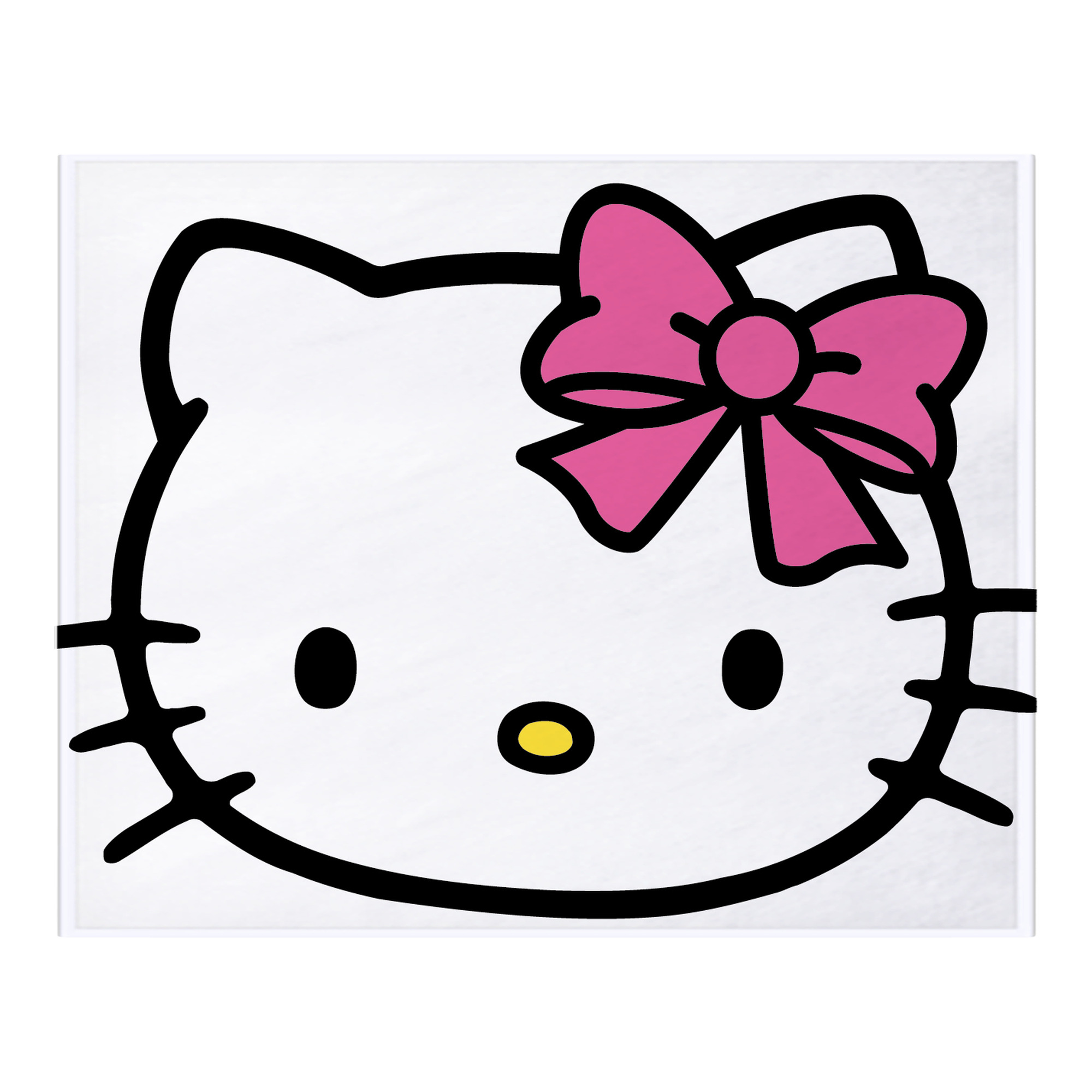 （画像用） Hello Kitty ハローキティ フランネルブランケット・多サイズ対応（横型）