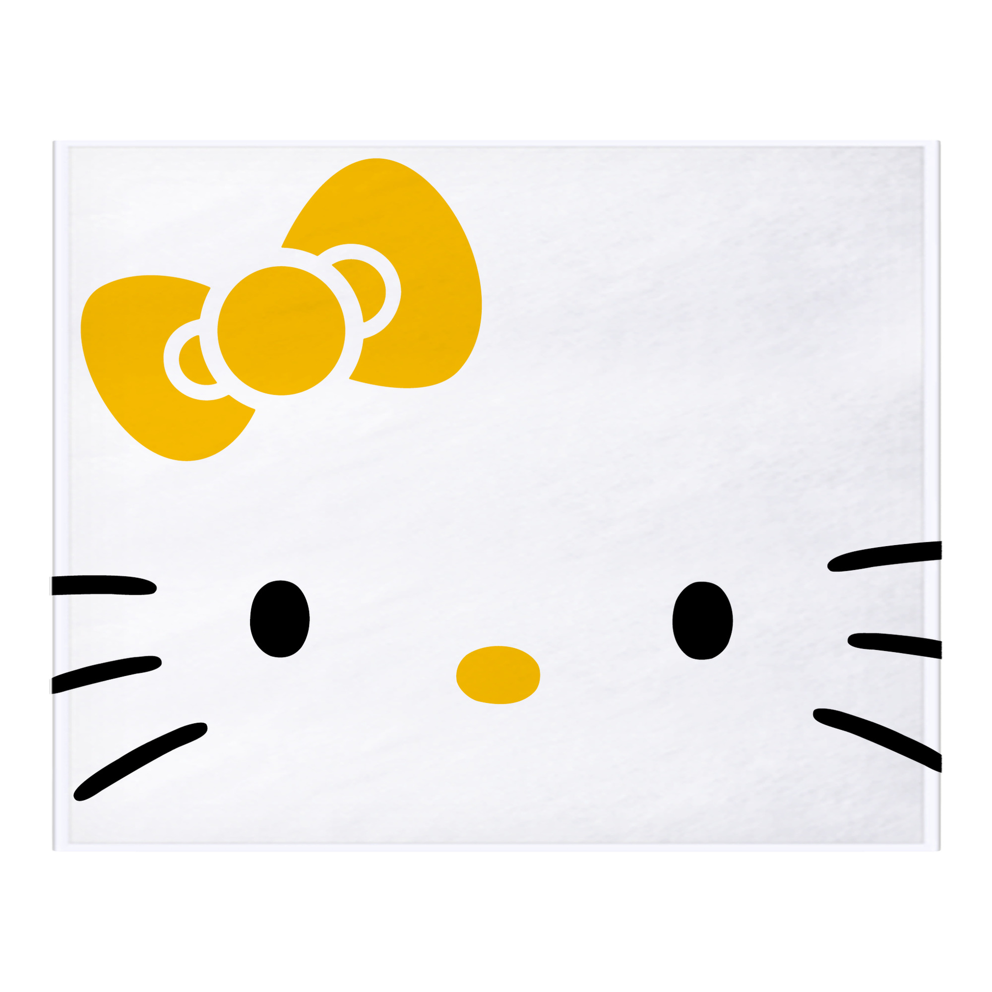 （画像用） Hello Kitty ハローキティ フランネルブランケット・多サイズ対応（横型）
